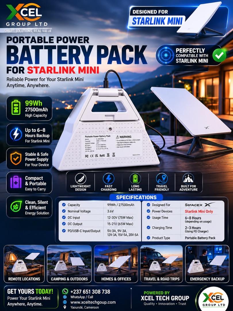 BATTERY PACK FOR STARLINK